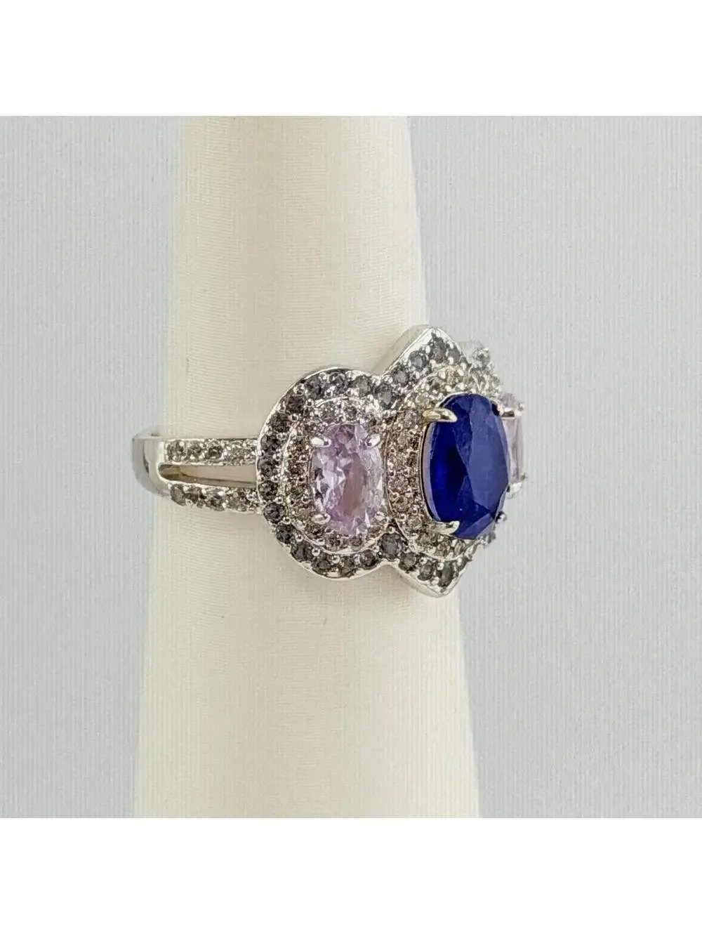 Bomb Party Sz 6 “All Good Things Sparkle” RBP6846 Twilight Sapphire & Tanzanite